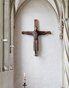 Imervard-Kreuz im  nördlichem Seitenschiff