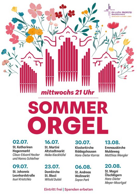 Plakat Sommerorgel