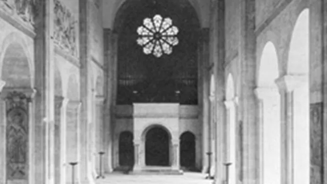 Mittelschiff Blickrichtung West, 1940